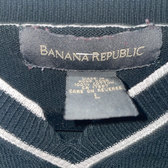 Vintage oversized stripped grandpa sweater banana republic - Picture 2 of 2